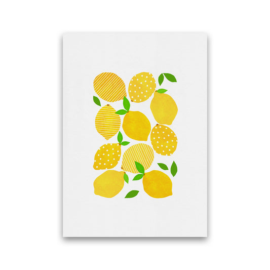 Lemon Crowd Print By Orara Studio, Framed Kitchen Wall Art Print Only
