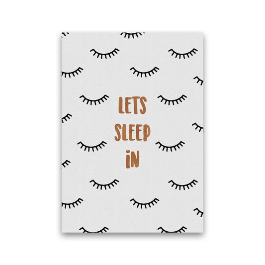 Let&#39;s Sleep In Bedroom Quote Print By Orara Studio Print Only