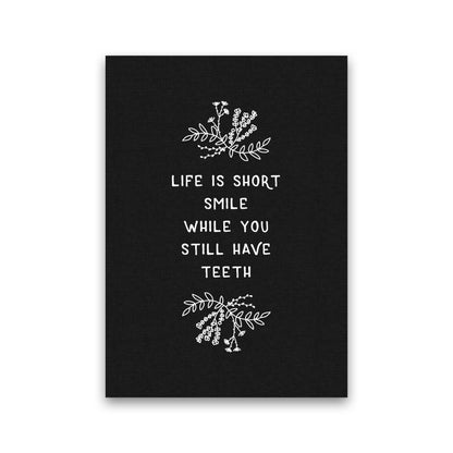 Life Is Short Funny Quote Print By Orara Studio Print Only