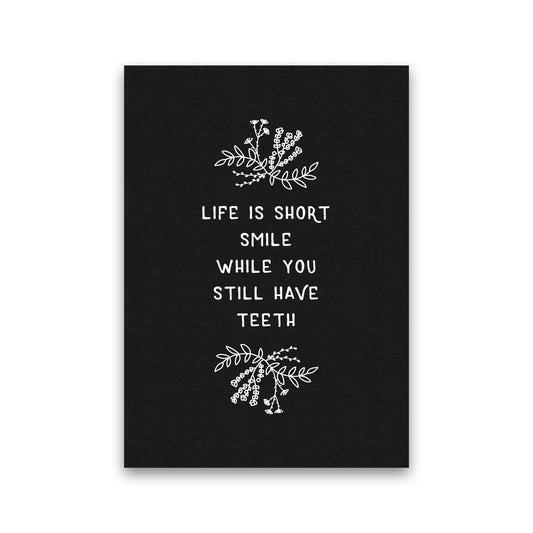 Life Is Short Funny Quote Print By Orara Studio Print Only