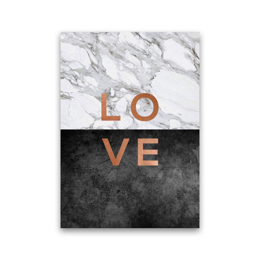 Love Copper Quote Print By Orara Studio Print Only