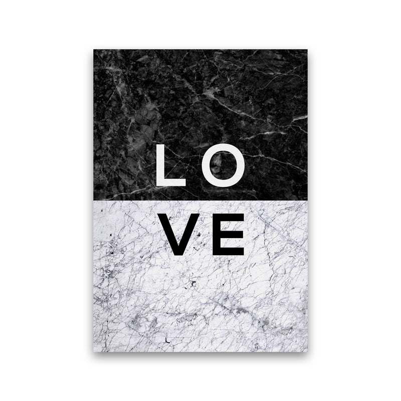 Love Marble Quote Print By Orara Studio Print Only