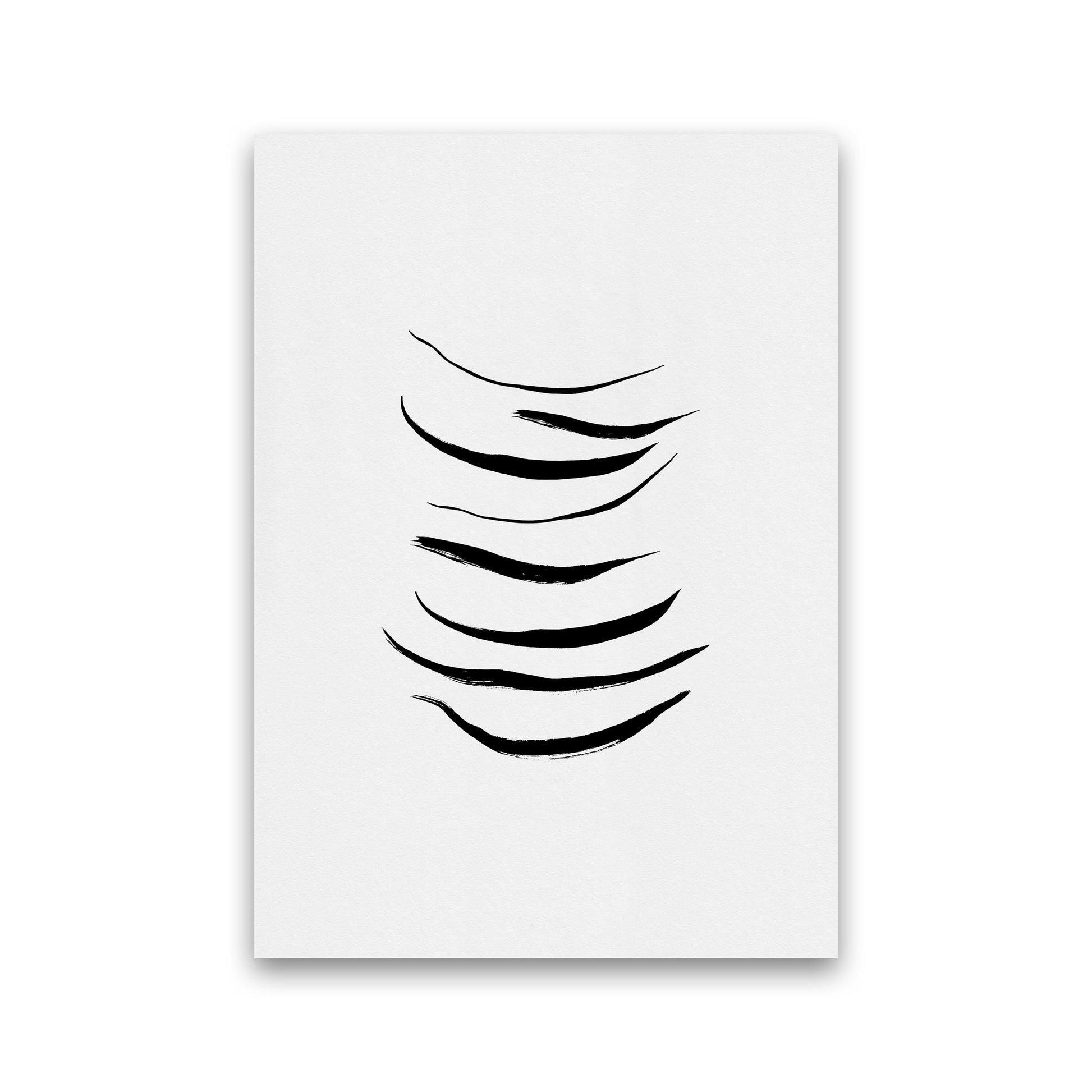 Minimalist Black Painting I Print By Orara Studio Print Only