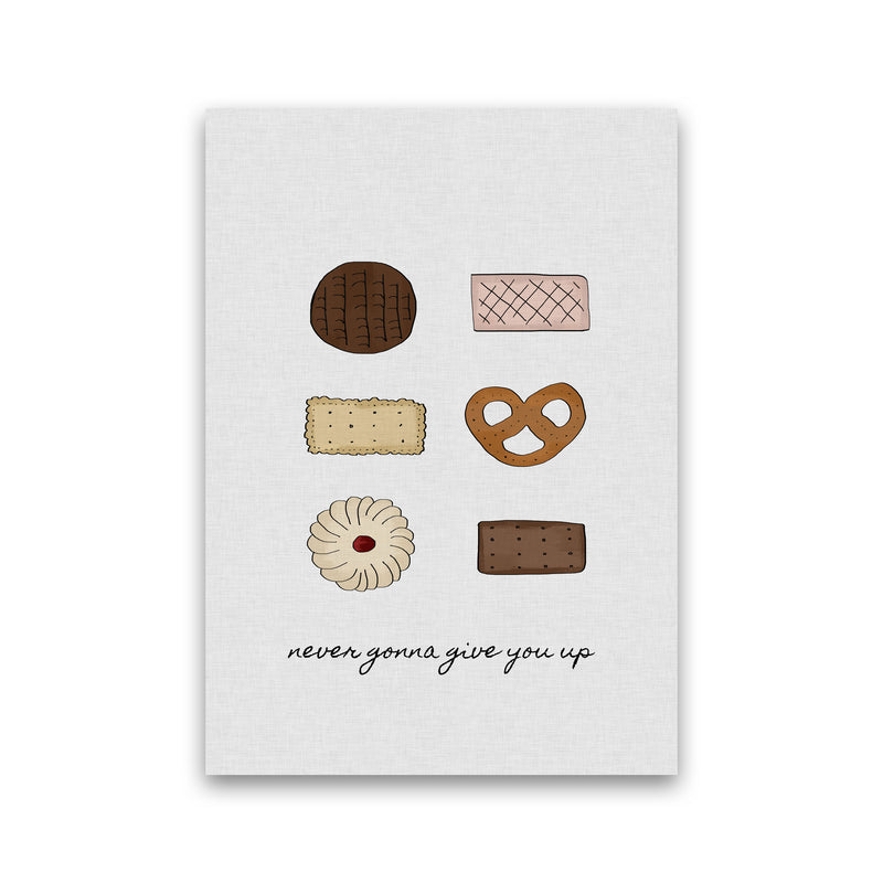 Never Gonna Give You Up Print By Orara Studio, Framed Kitchen Wall Art Print Only