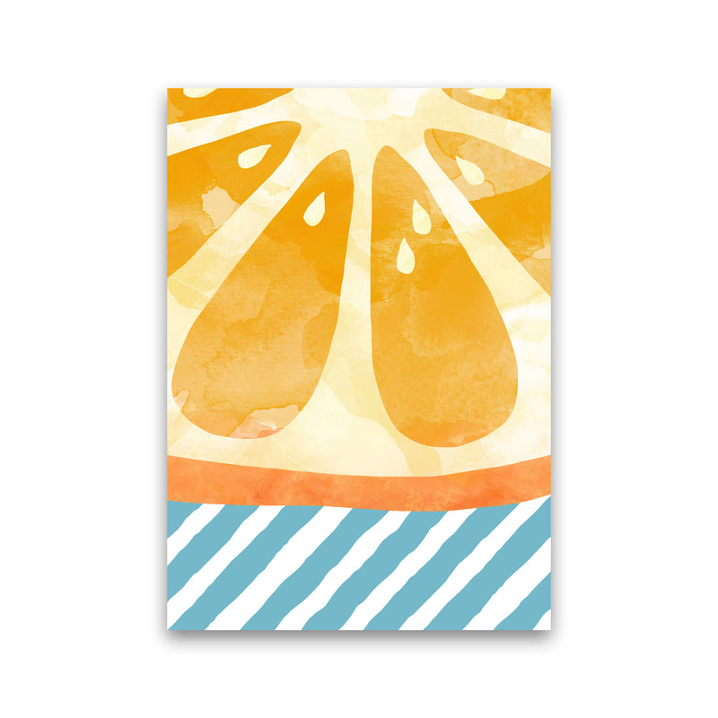 Orange Abstract Print By Orara Studio, Framed Kitchen Wall Art Print Only