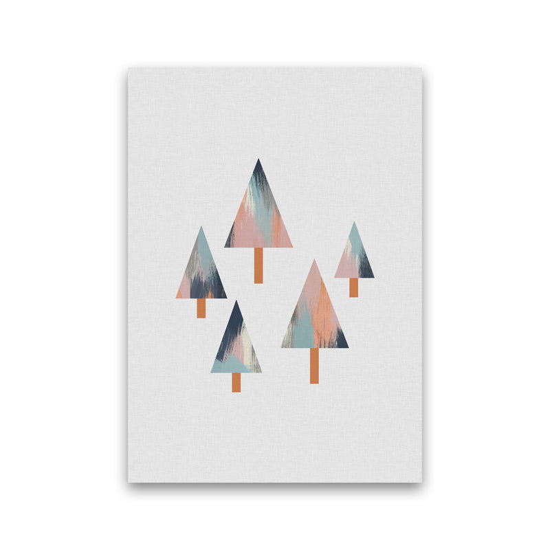 Pastel Trees Print By Orara Studio, Framed Botanical & Nature Art Print Print Only