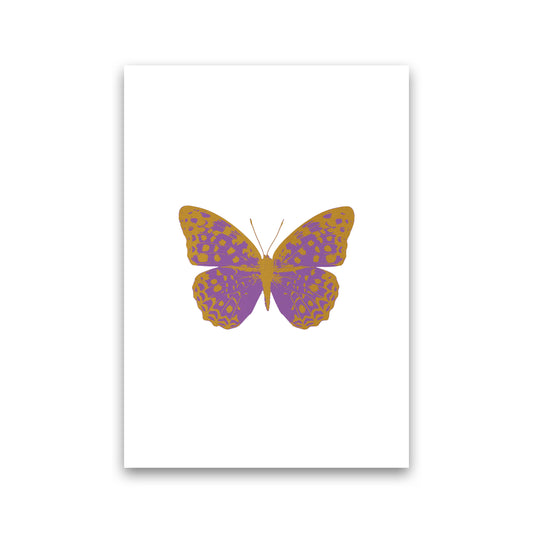 Purple Butterfly Print By Orara Studio Animal Art Print Print Only