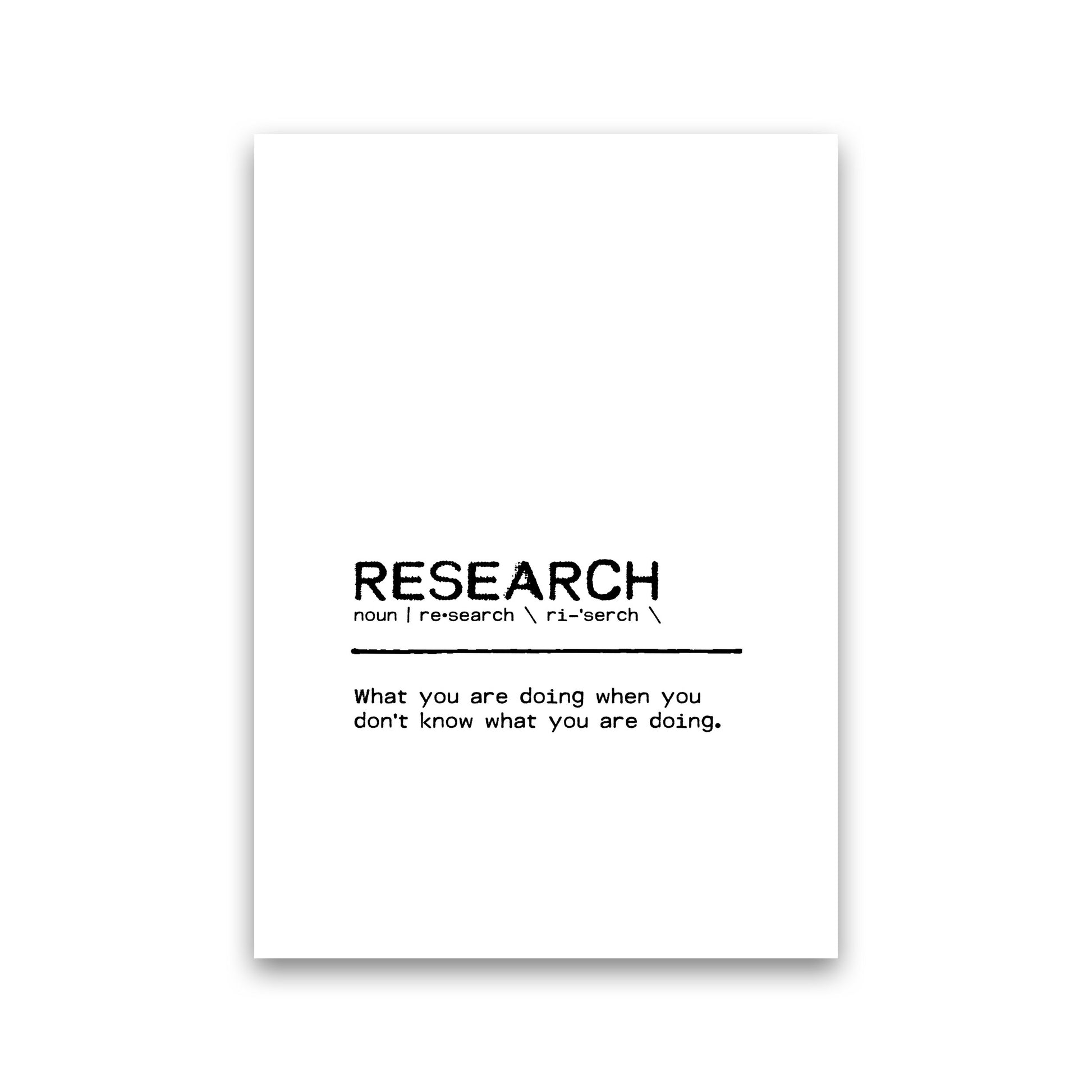 Re Definition Quote Print By Orara Studio Print Only