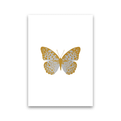 Silver Butterfly Print By Orara Studio Animal Art Print Print Only