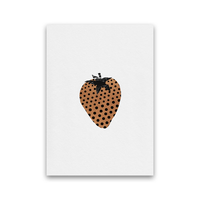 Strawberry Fruit Illustration Print By Orara Studio, Framed Kitchen Wall Art Print Only