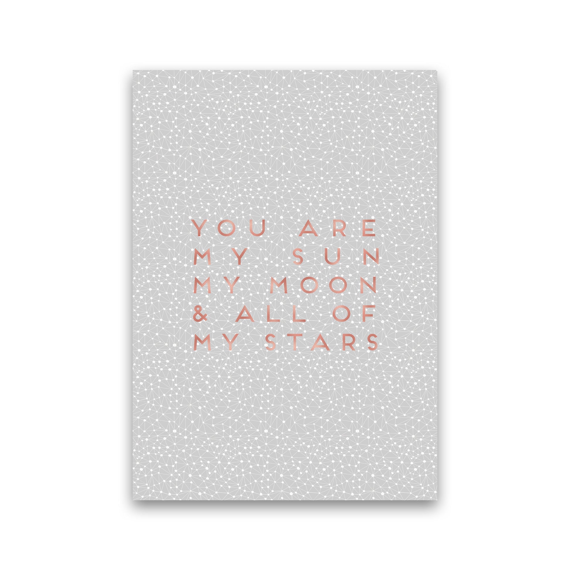 Sun, Moon & Stars Love Quote Print By Orara Studio Print Only