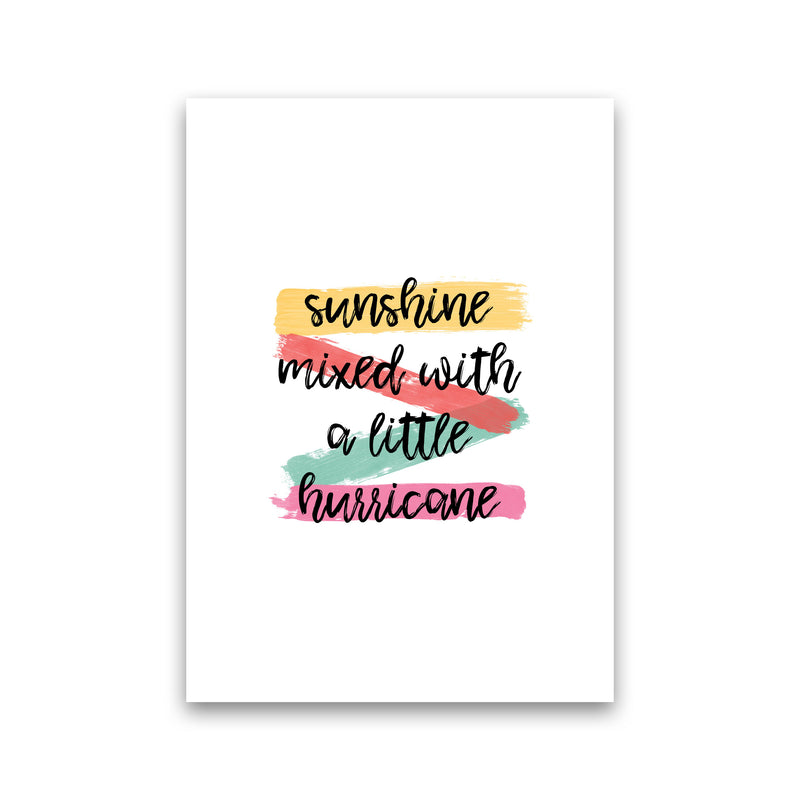 Sunshine Mixed With A Little Hurricane Print By Orara Studio Print Only
