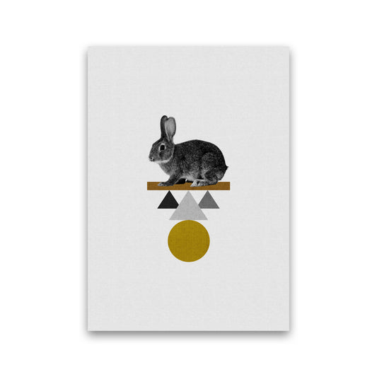 Tribal Rabbit Print By Orara Studio Animal Art Print Print Only