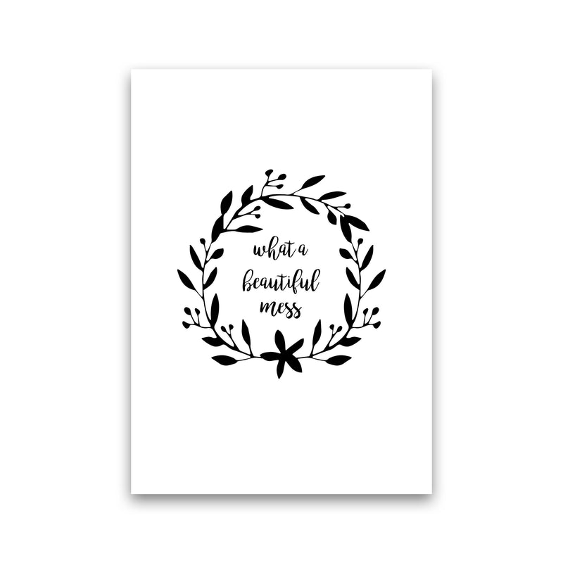 What A Beautiful Mess Illustration Print By Orara Studio Print Only