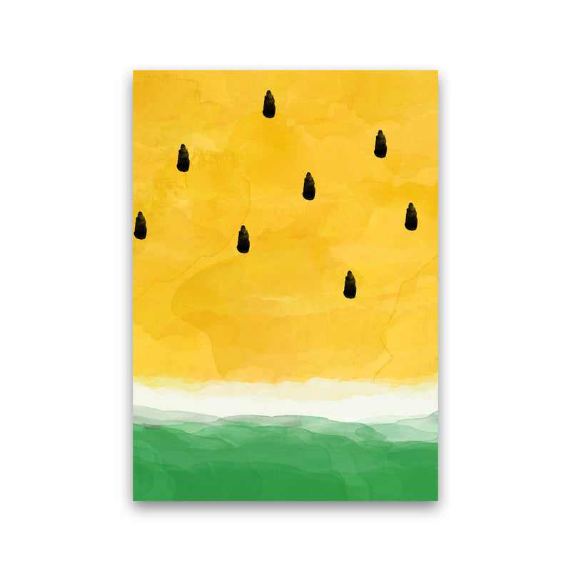 Yellow Watermelon Print By Orara Studio, Framed Kitchen Wall Art Print Only