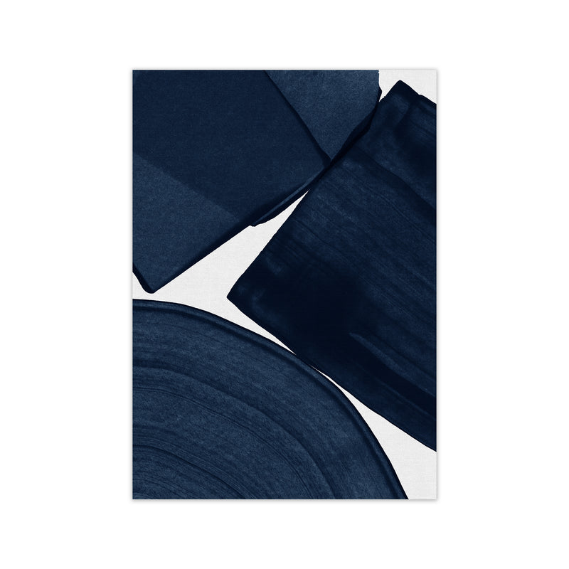 Minimalist Painting Blue II Art Print by Orara Studio A2 White Frame