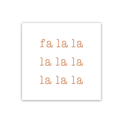 Fa La La Christmas Art Print by Orara Studio Print Only