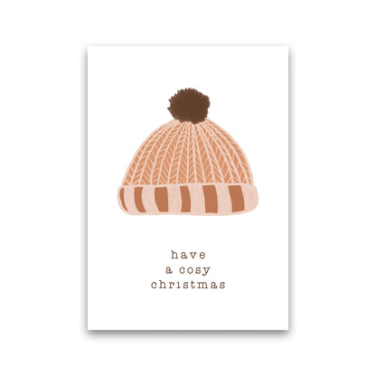 Have A Cosy Christmas Christmas Art Print by Orara Studio Print Only