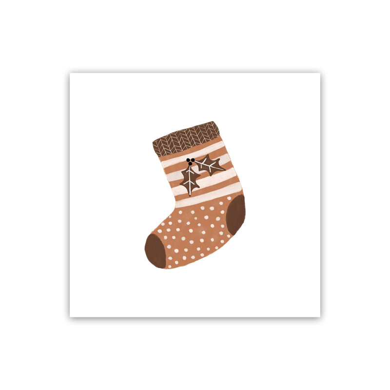 Xmas Stocking Christmas Art Print by Orara Studio Print Only