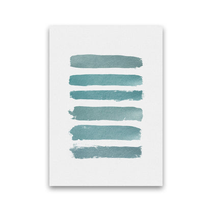 Ombre Turquoise Art Print by Orara Studio