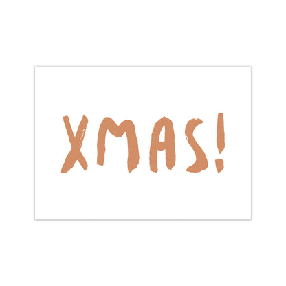 XMAS! Christmas Art Print by Orara Studio Print Only