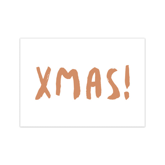 XMAS! Christmas Art Print by Orara Studio Print Only
