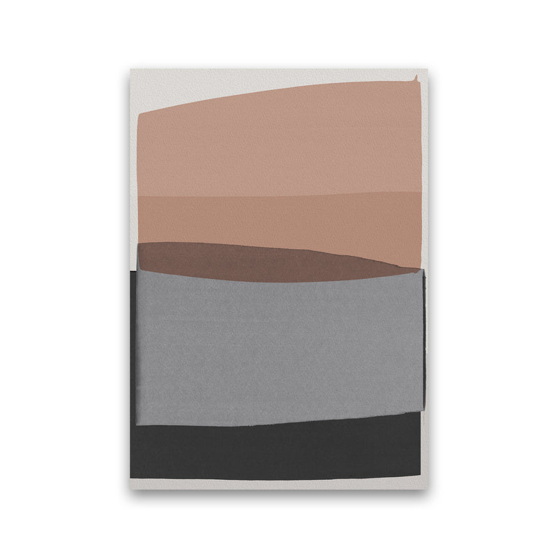 Modern Pink and Grey Abstract Art Print by Orara Studio Print Only