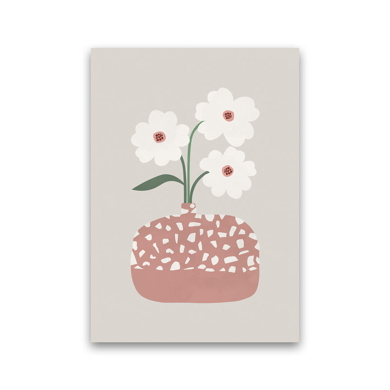 Terrazzo & Flowers Art Print by Orara Studios Print Only