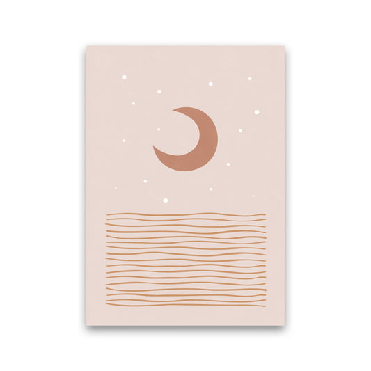 Blush Moon Art Print by Orara Studio Print Only
