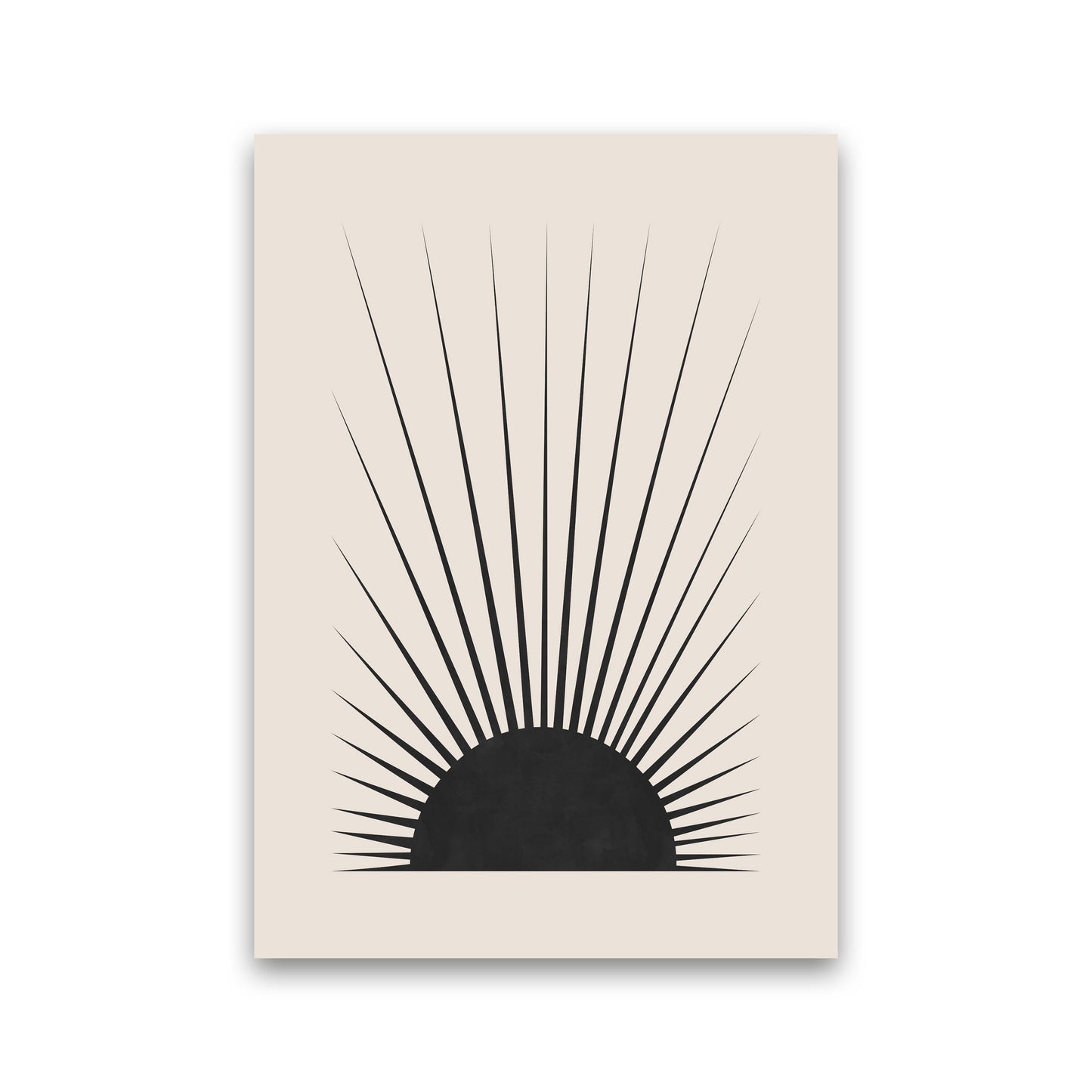 Minimal Sun Art Print by Orara Studio Print Only