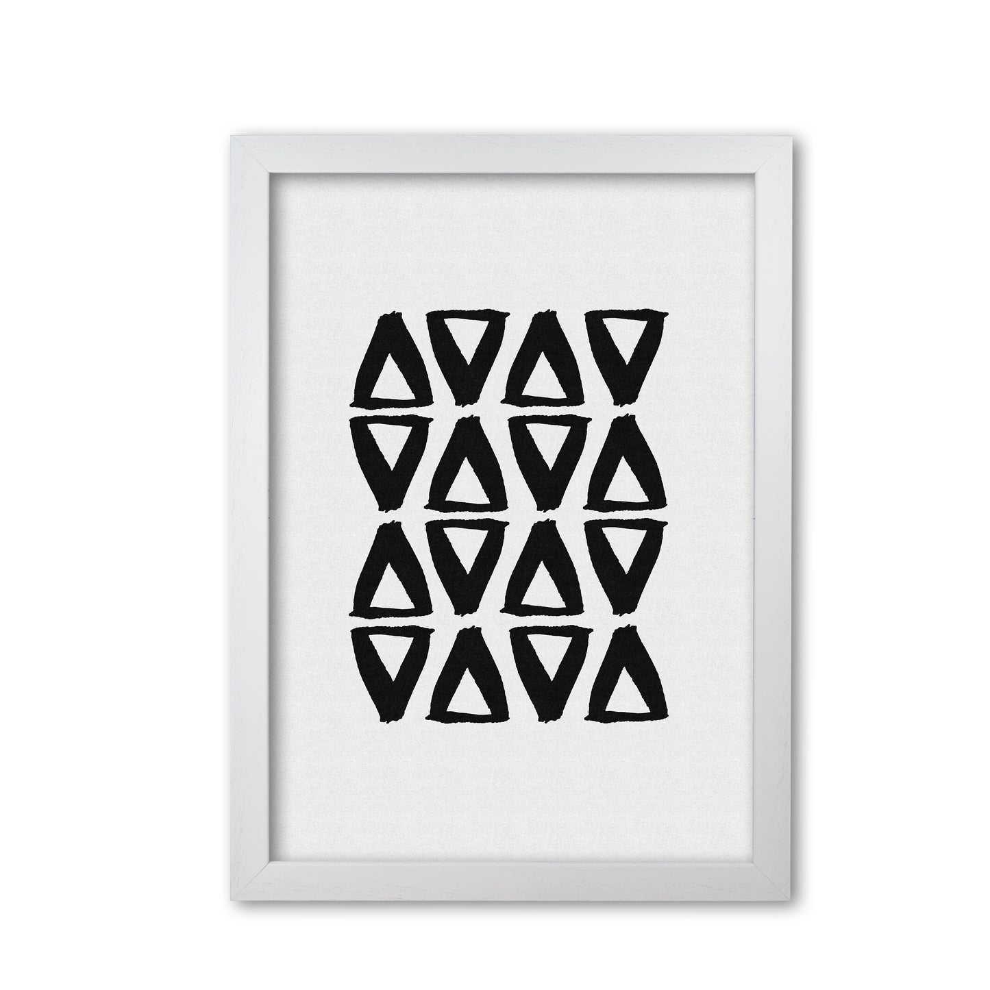 Black And White Abstract II Print By Orara Studio White Grain