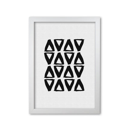 Black And White Abstract II Print By Orara Studio White Grain