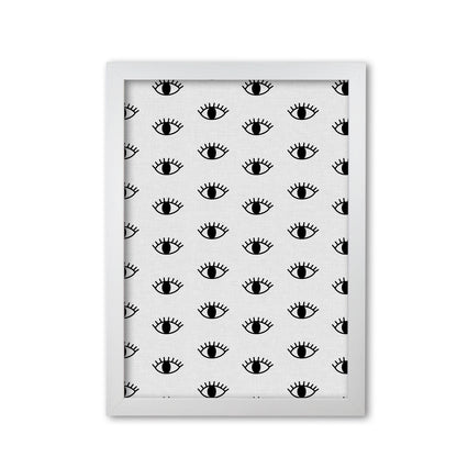 Eyes Open Print By Orara Studio White Grain