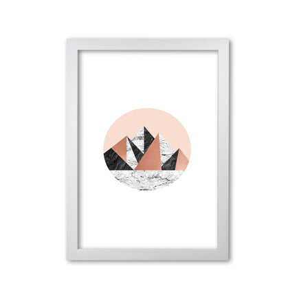 Geometric Landscape I Print By Orara Studio White Grain