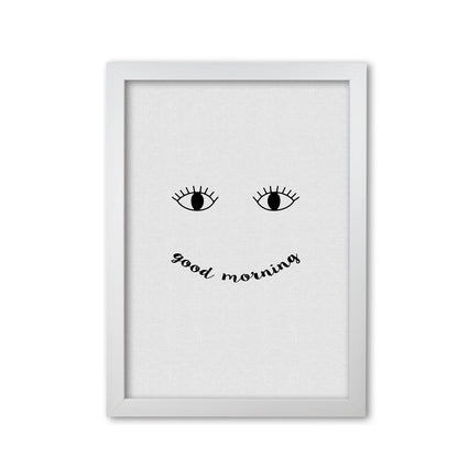 Good Morning Quote Print By Orara Studio White Grain