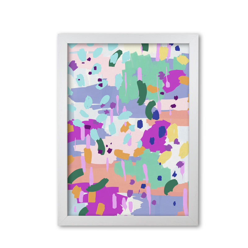 Oil Abstract I Print By Orara Studio White Grain