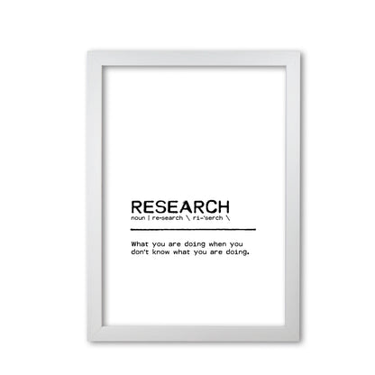 Re Definition Quote Print By Orara Studio White Grain