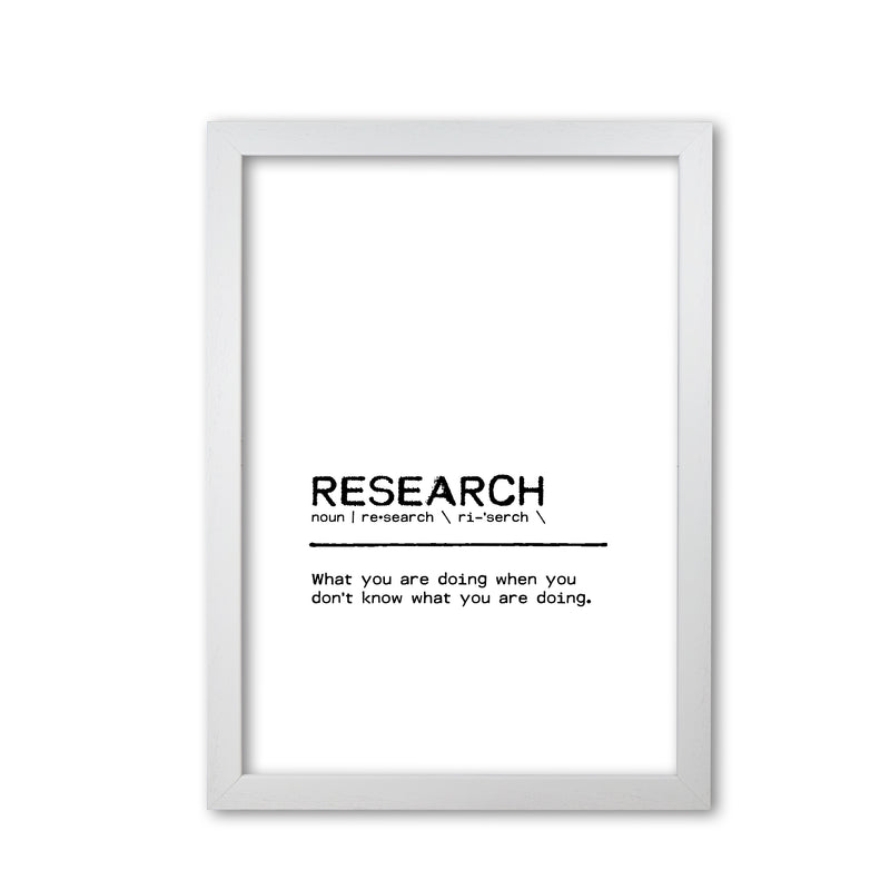 Re Definition Quote Print By Orara Studio White Grain