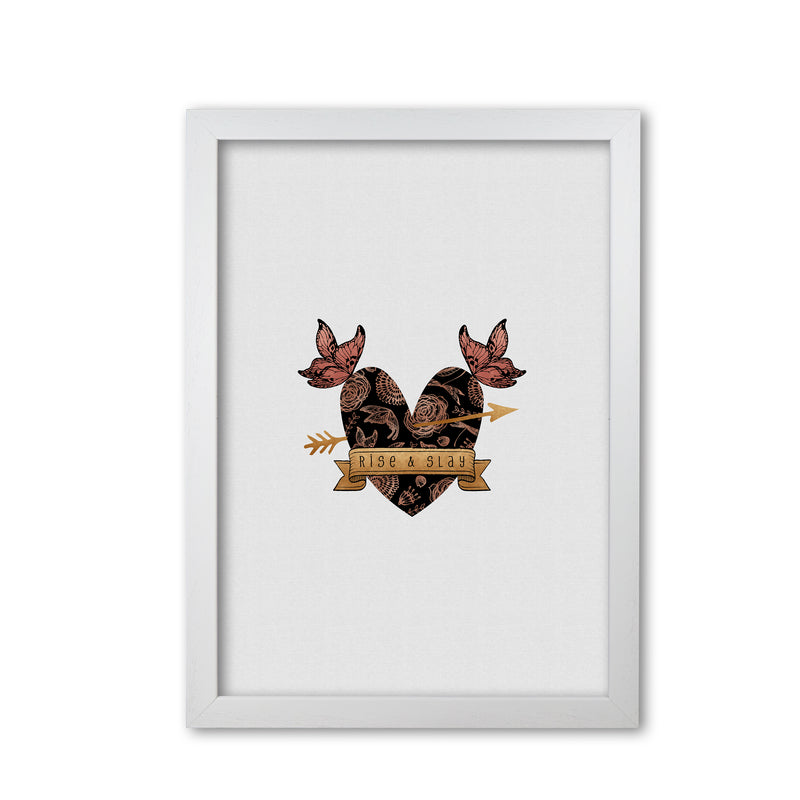Rise & Slay Steampunk Print By Orara Studio White Grain