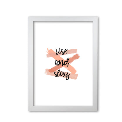 Rise & Slay Print By Orara Studio White Grain