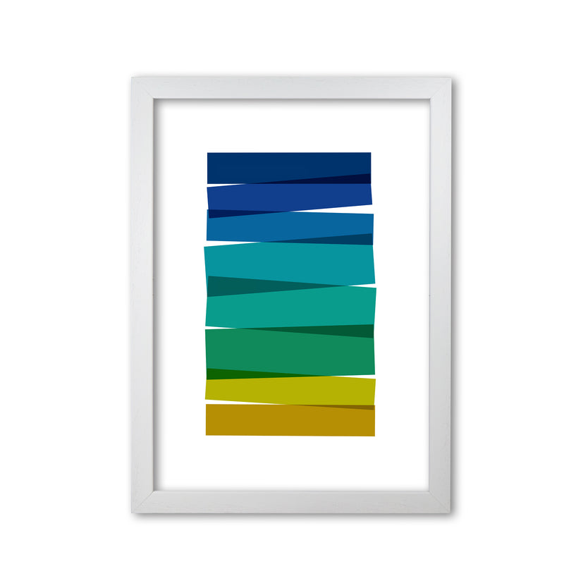Stripes I Print By Orara Studio White Grain