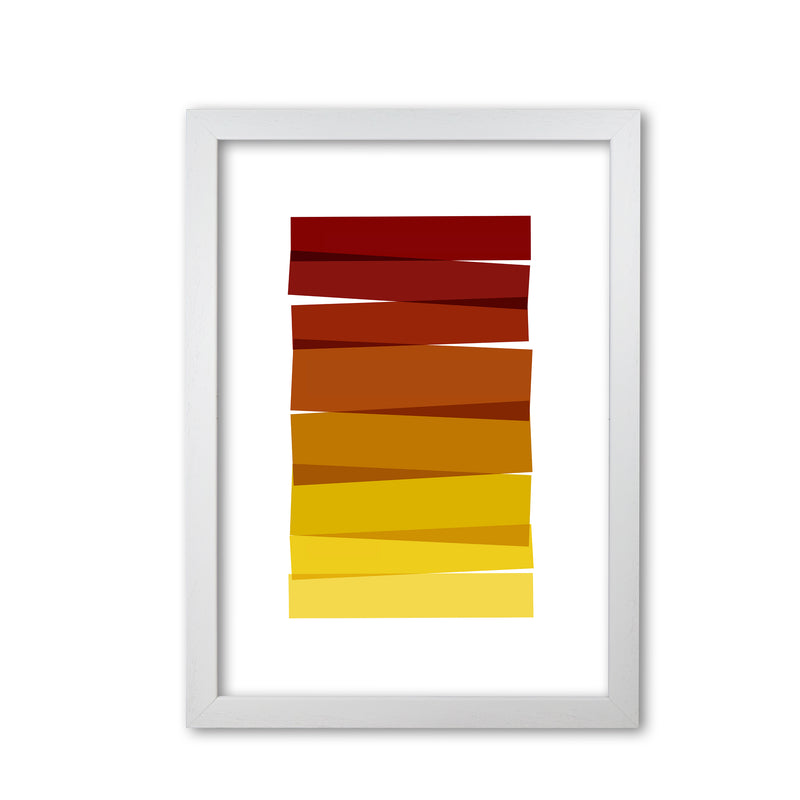 Stripes II Print By Orara Studio White Grain