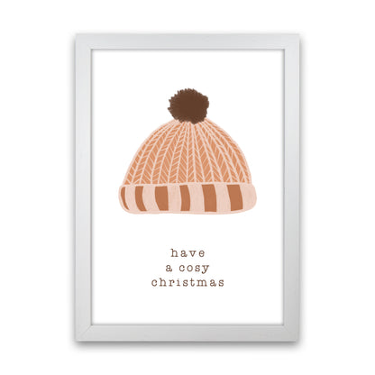 Have A Cosy Christmas Christmas Art Print by Orara Studio White Grain