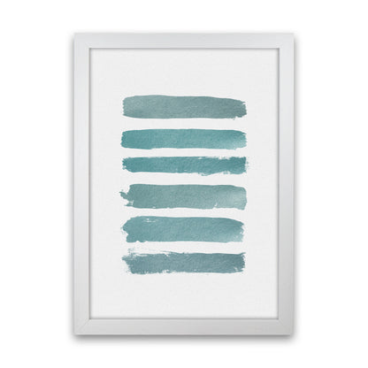 Ombre Turquoise Art Print by Orara Studio
