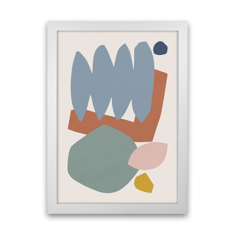 Collage Pastel II Art Print by Orara Studios White Grain