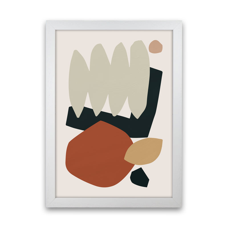 Collage Earth II Art Print by Orara Studios White Grain