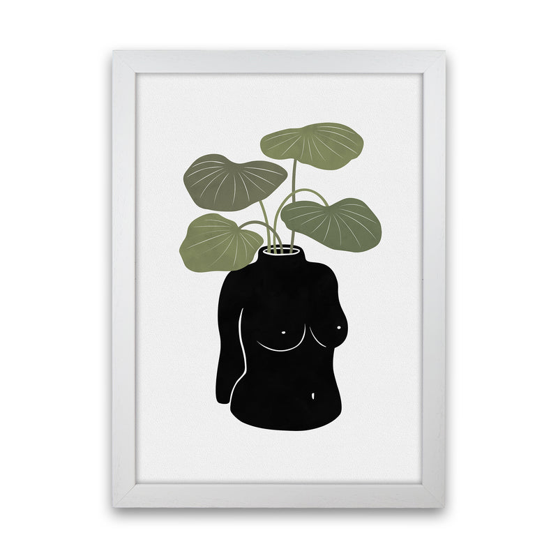 Boob-tanical Vase Art Print by Orara Studios White Grain