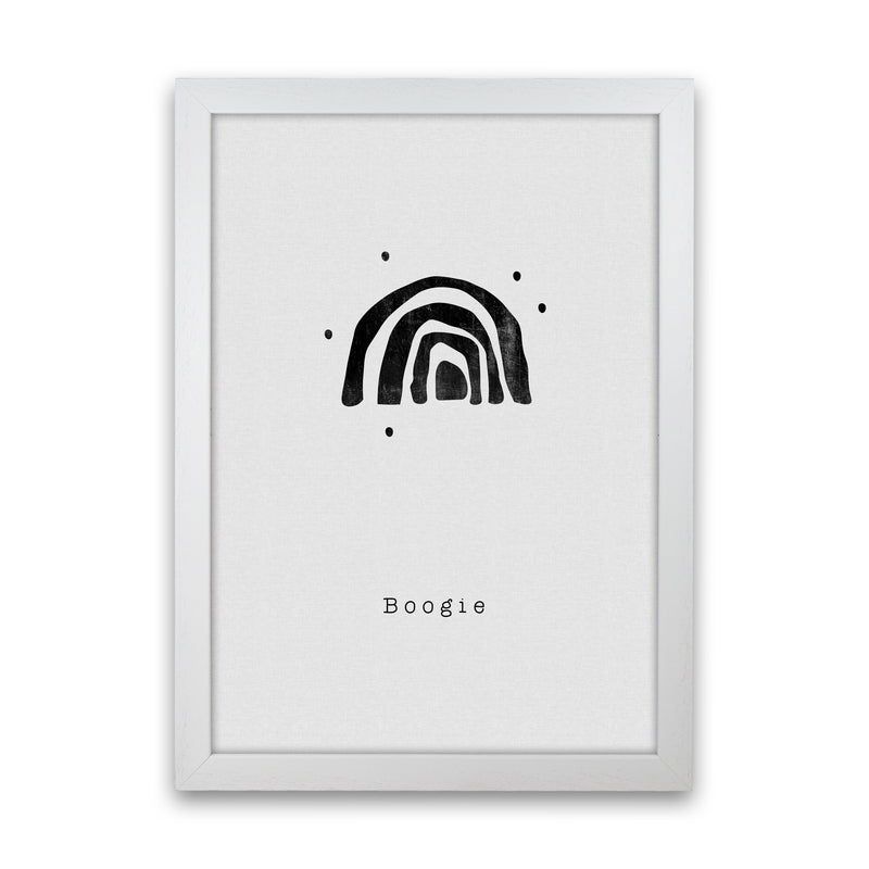 Quote Set - Boogie Art Print by Orara Studio White Grain