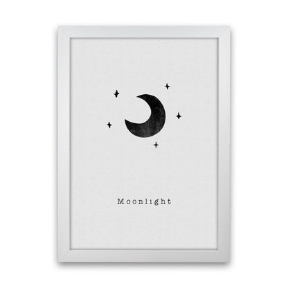 Quote Set - Moonlight Art Print by Orara Studio White Grain