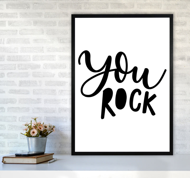 You Rock Modern Print A1 White Frame